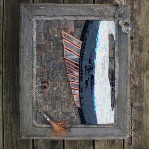 Albacore Tuna on Dock Mosaic