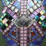 Labradorite Bindi Cow Skull Mosaic
