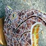 Angel Fish Mosaic Sculpture